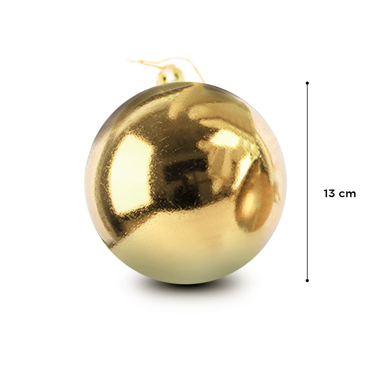 Esfera Tamaño Jumbo color Oro Brillante