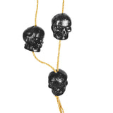 Collar con Calaveras color Plata para Halloween