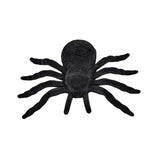 Araña Decorativa de Peluche color Negro para Halloween, 2 pzas.