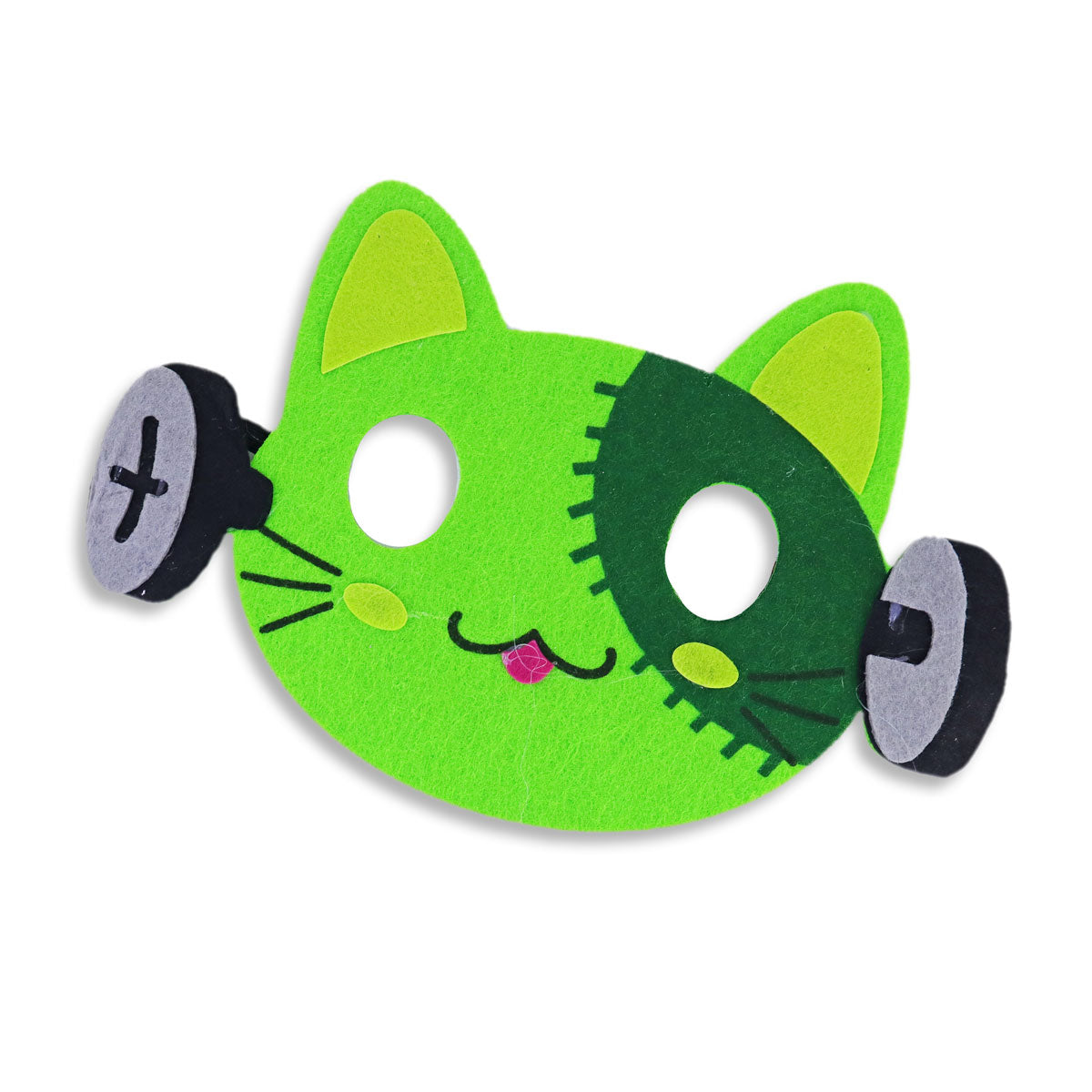 Máscara Infantil con Diseño de Gatito Frankenstein