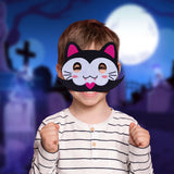 Máscara Infantil con Diseño de Gatito Vampiro