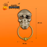 Timbre de Calavera color Bronce con Sonido Aterrador