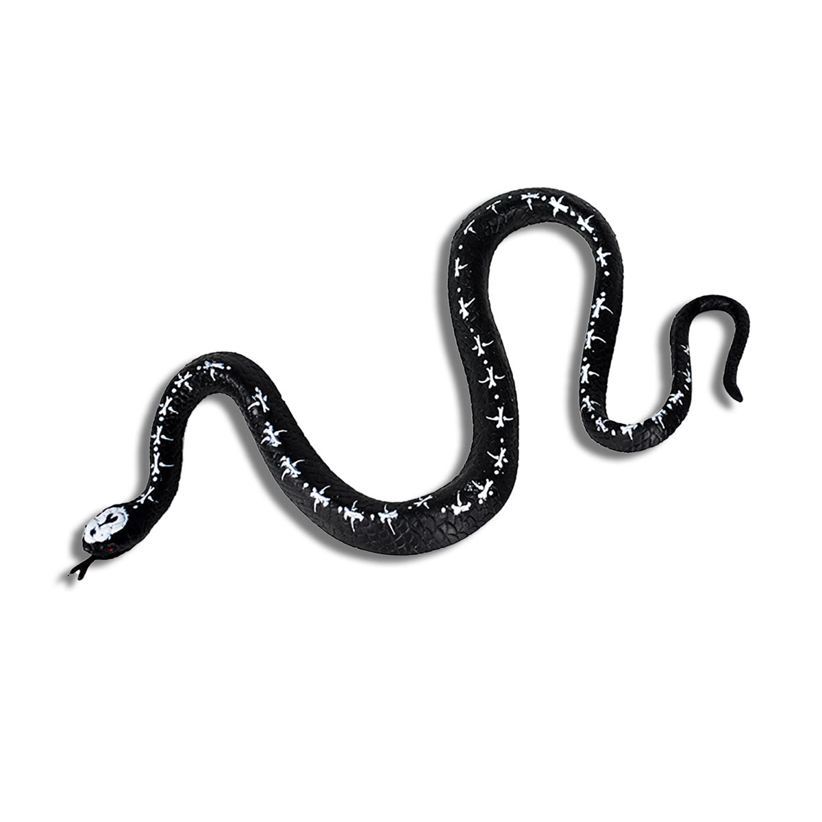 Serpiente de Plástico color Negro para Decoración