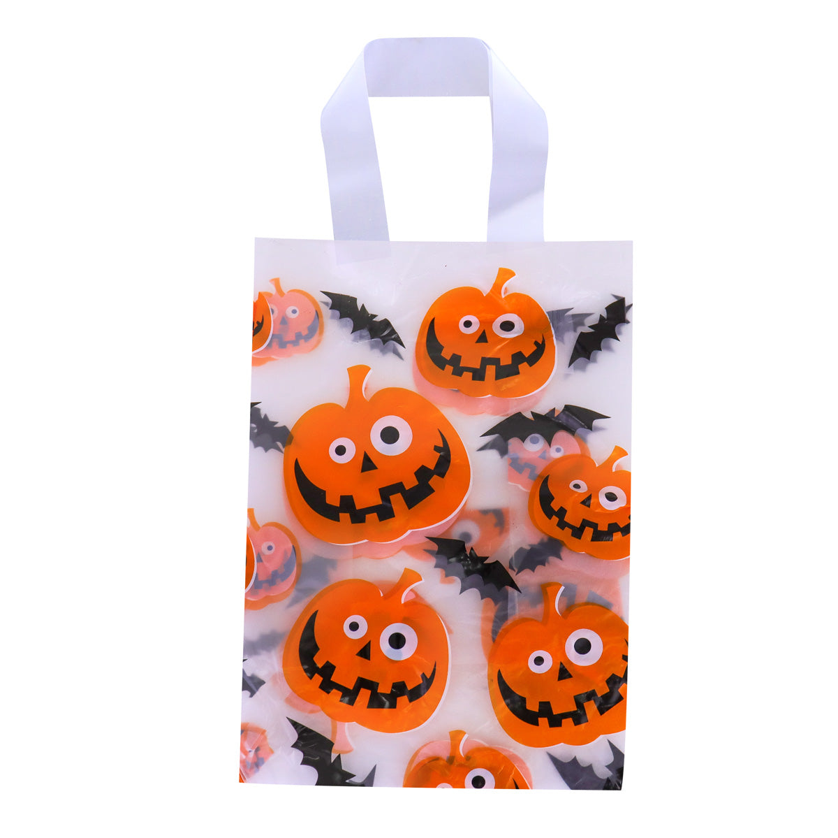 Bolsas de Plástico con Diseño de Calabaza para Dulces