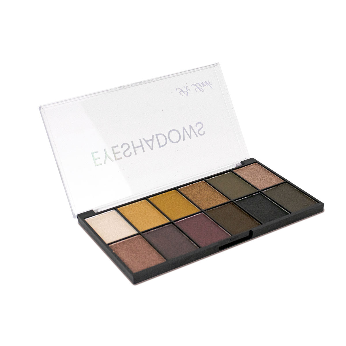 Paleta de Sombras Look Tonos Cafés 12 Tonos