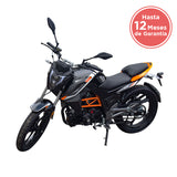 Motocicleta Kiwo Ak250 2025 color Negro con Naranja