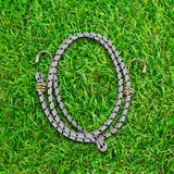 Cuerda Elástica con Ganchos color Plata 91cm