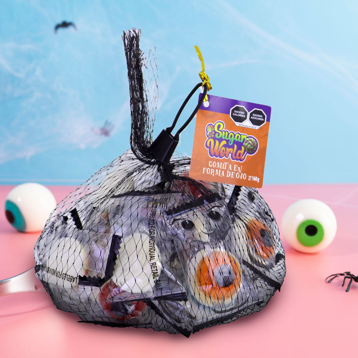 Gomitas en Forma de Ojo, Sugar World, 130 gr