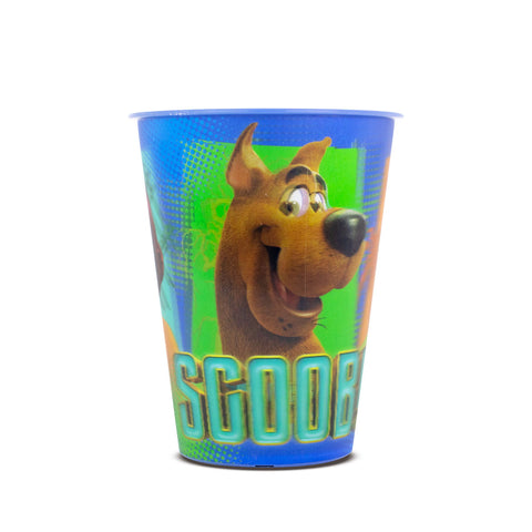 3X2 Vaso de Plástico 3D Scooby Doo color Azul 500ml.