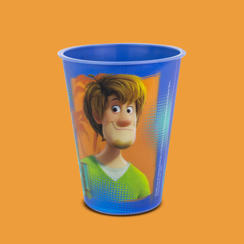 Vaso de Plástico 3D Scooby Doo color Azul 500ml.