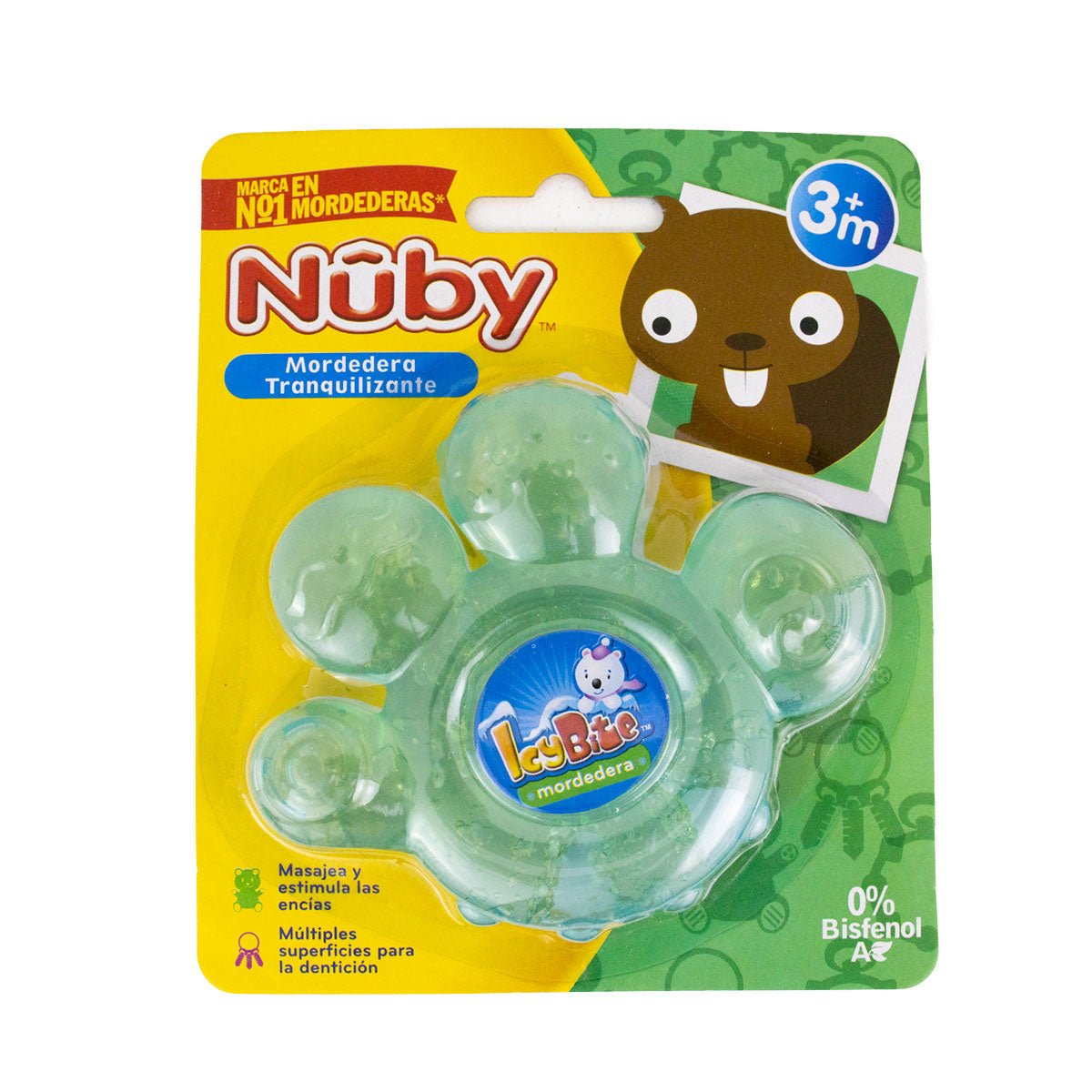 Mordedera Nuby Miltisuperficies color Aqua