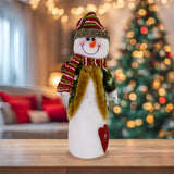 Muñeco de Nieve de Felpa para Decoración