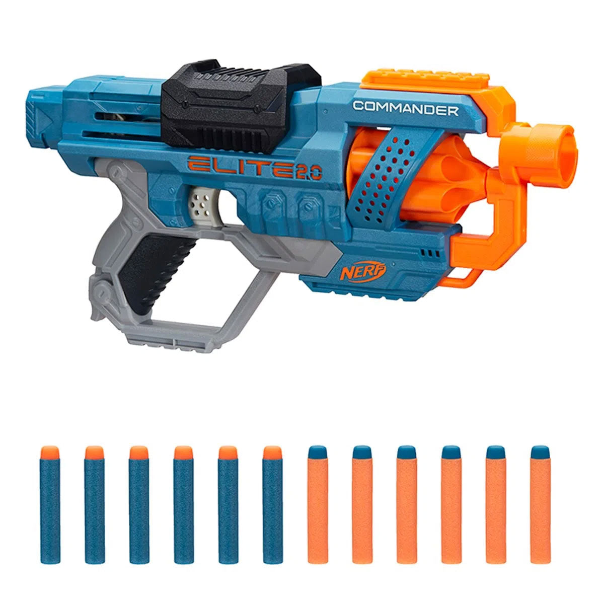 Nerf Elite 2.0 Commander Pistola RC 6