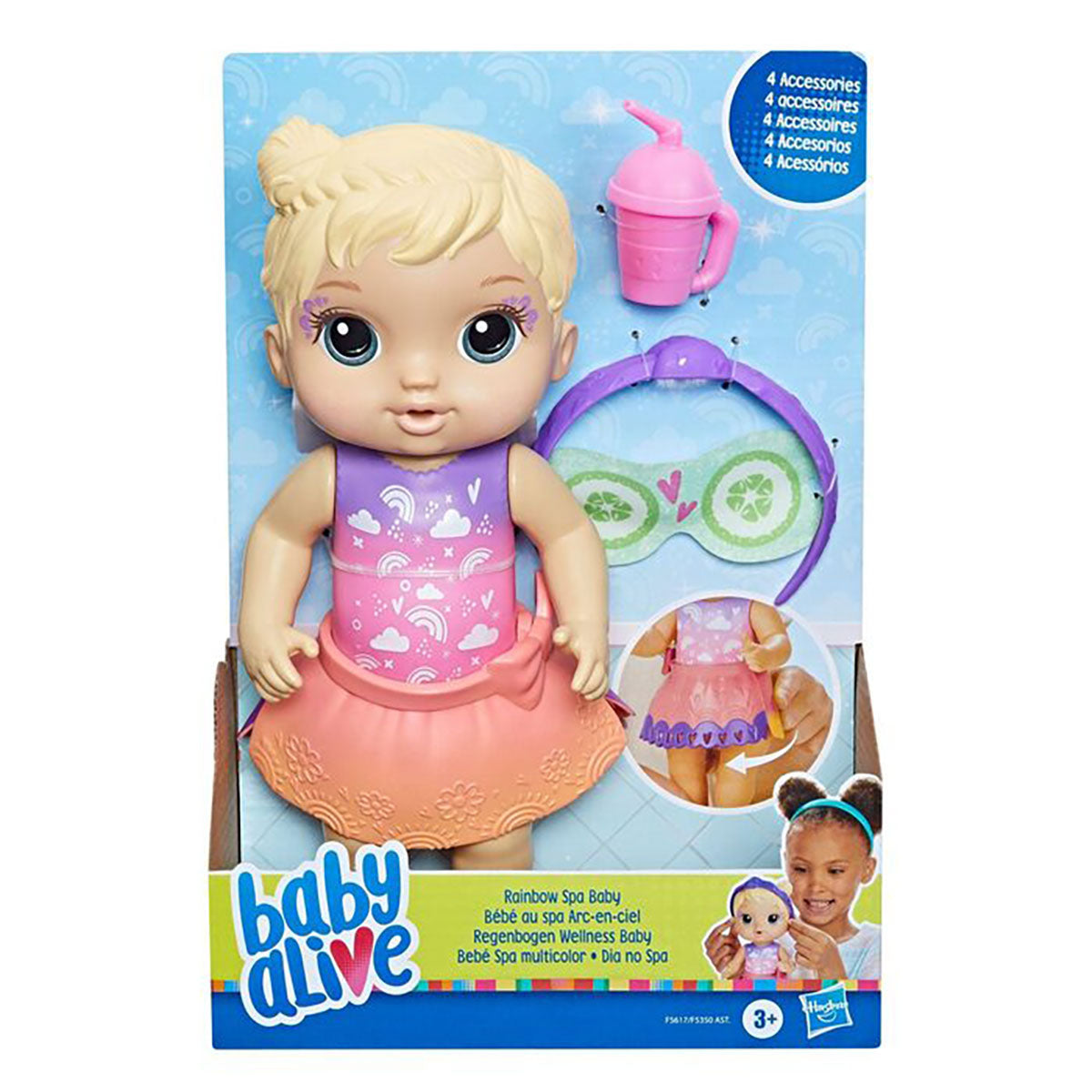 Baby Alive Desayuno Temática SPA, Cabello Rubio