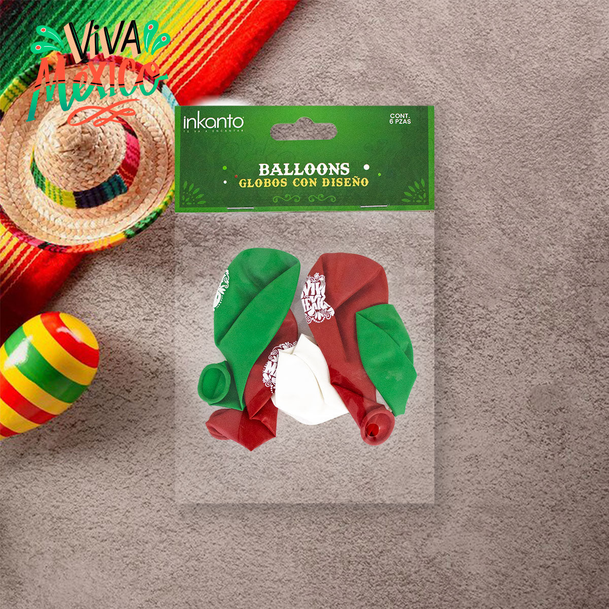 Globos con Diseño de Fiestas Patrias