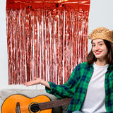 Decoración Metálica color Rojo