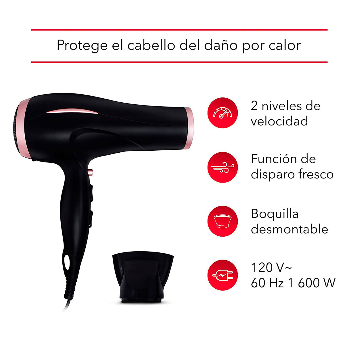 Secadora Para Cabello RCA P15