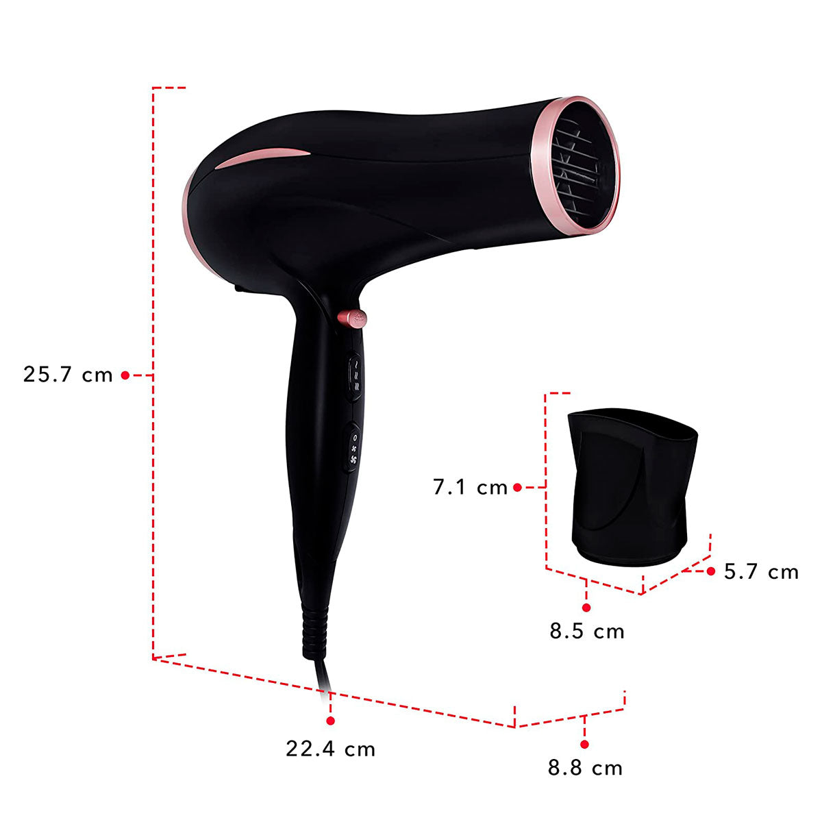 Secadora Para Cabello RCA P15