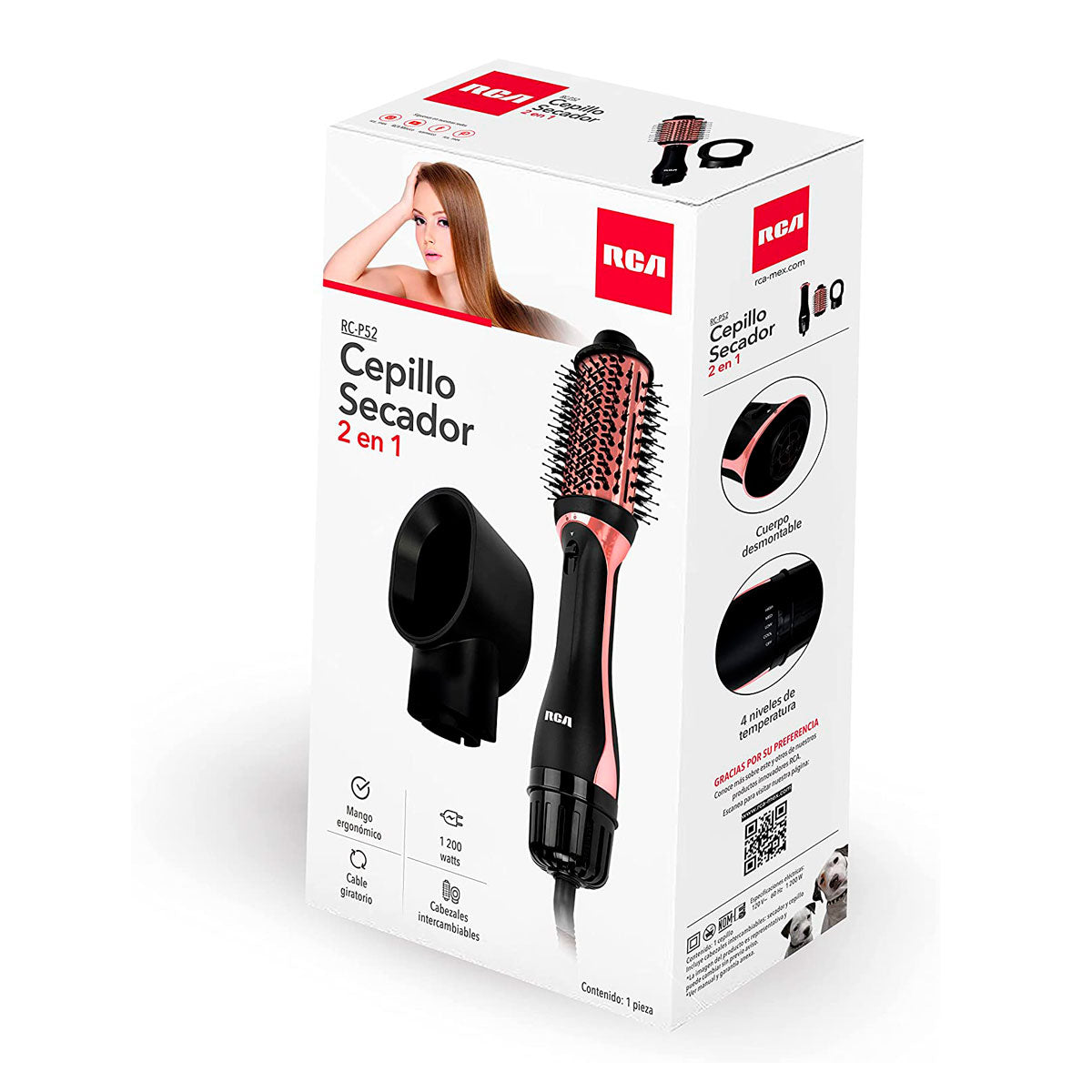 Cepillo Secado 2 en 1 RCA- P52