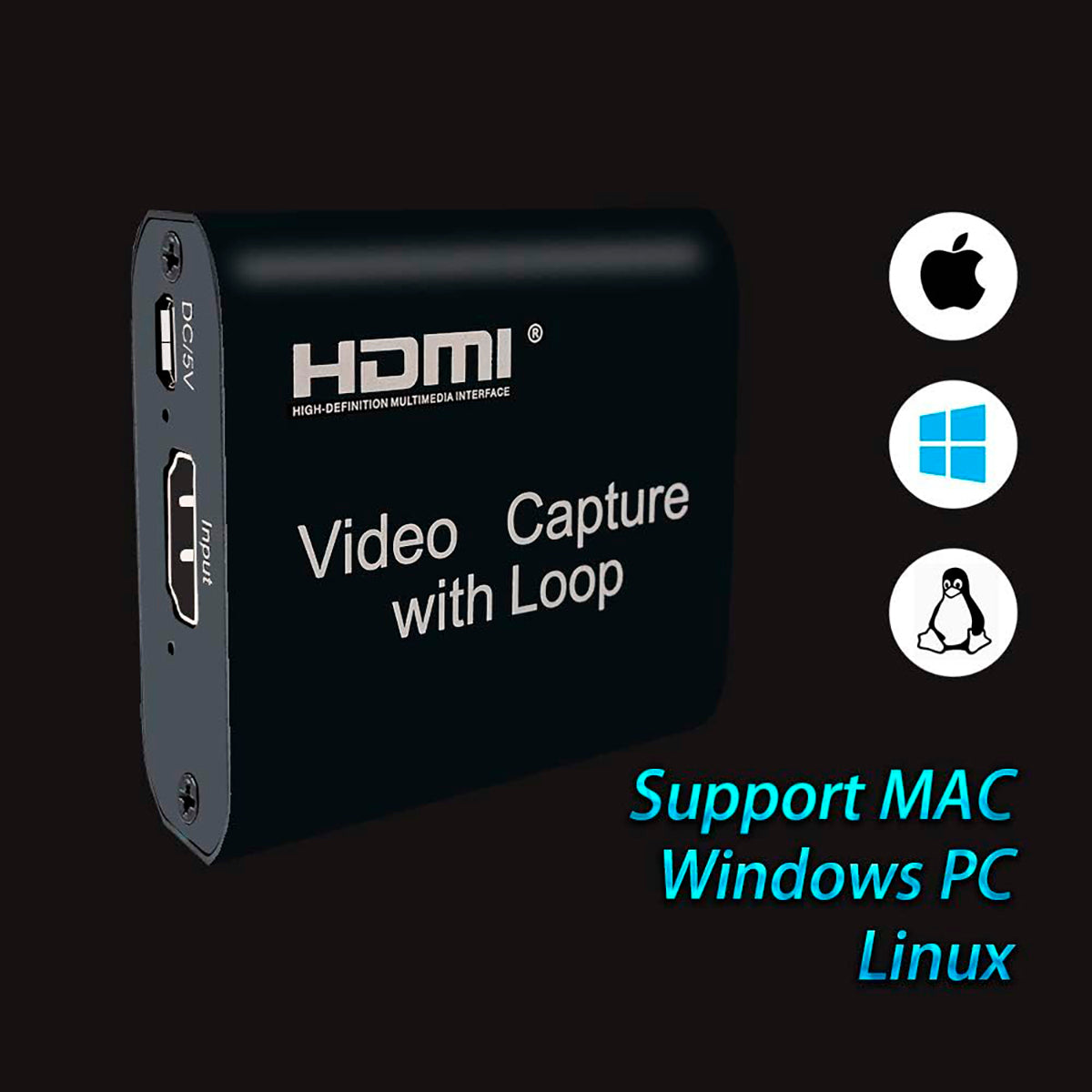 Dispositivo de Captura de Video HDMI 4K