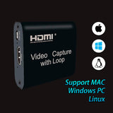 Dispositivo de Captura de Video HDMI 4K