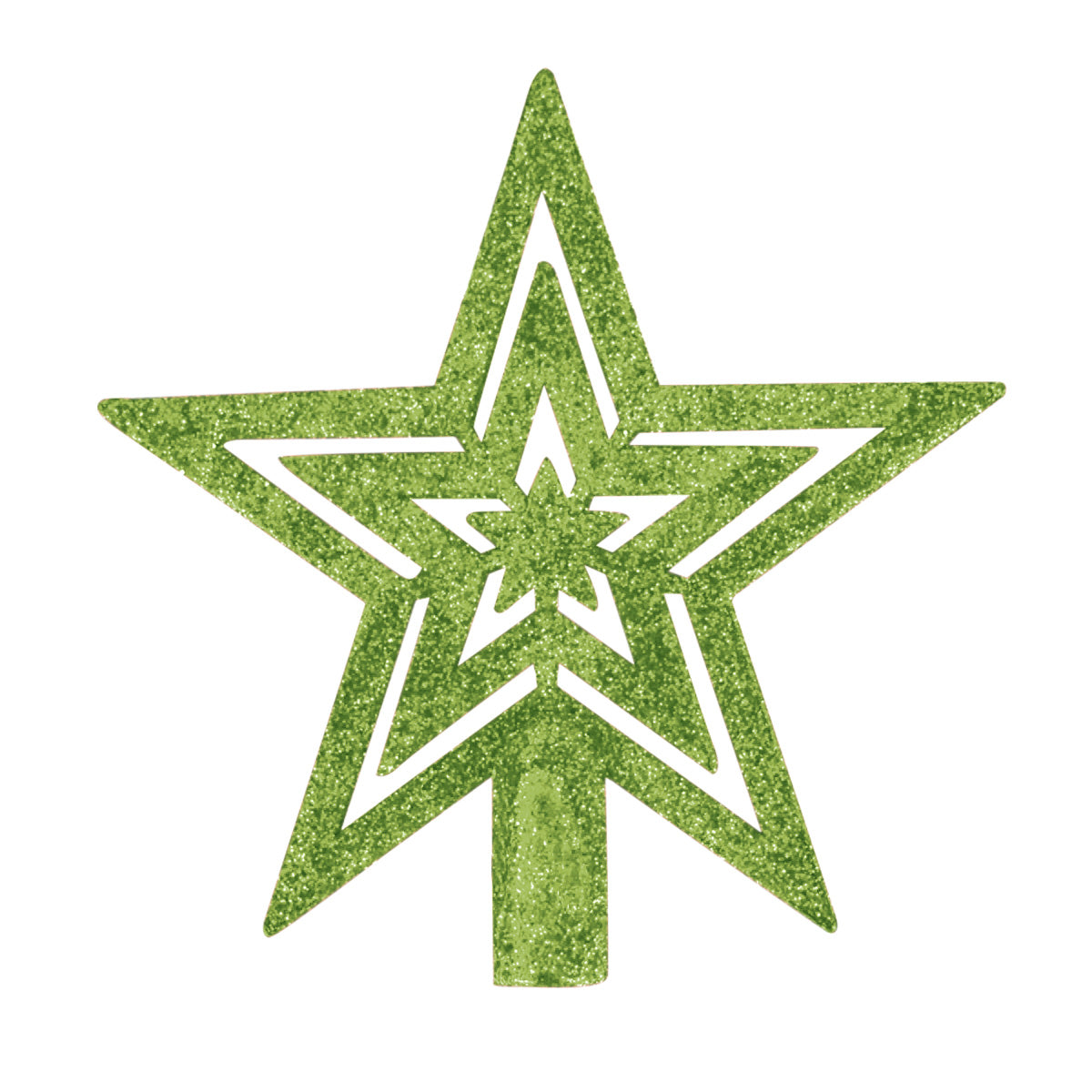 Estrella color Verde para Árbol de Navidad