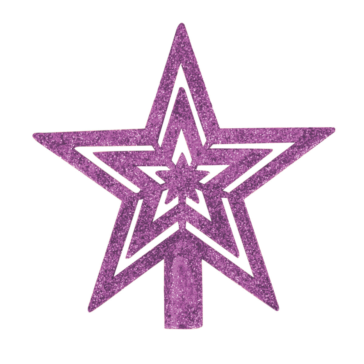 Estrella color Morado para Árbol de Navidad