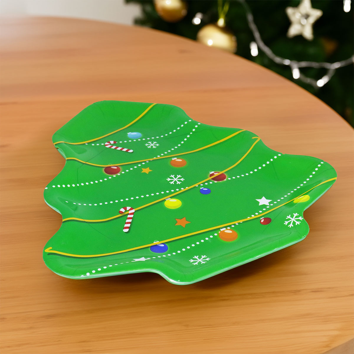 Charola de Plástico en Forma de Árbol