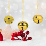 Set de 4 Cascabeles Navideños color Oro