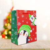 Mini Bolsa de Regalo con Diseño de Pingüino para Navidad