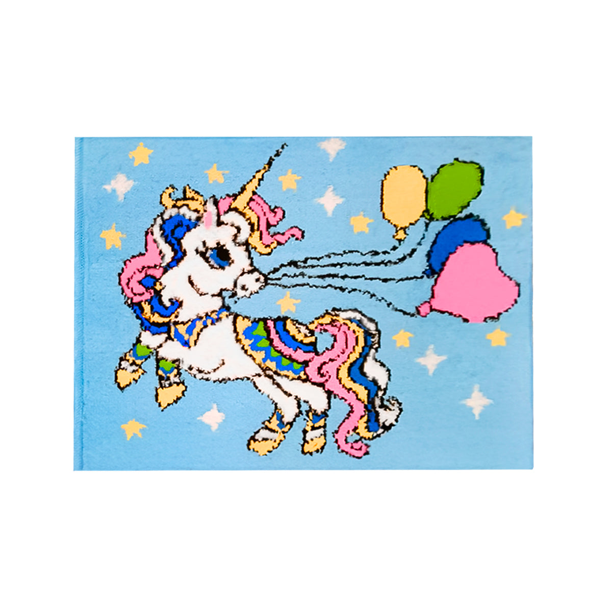 Tapete Unicornio con Globos, 40x60 cm