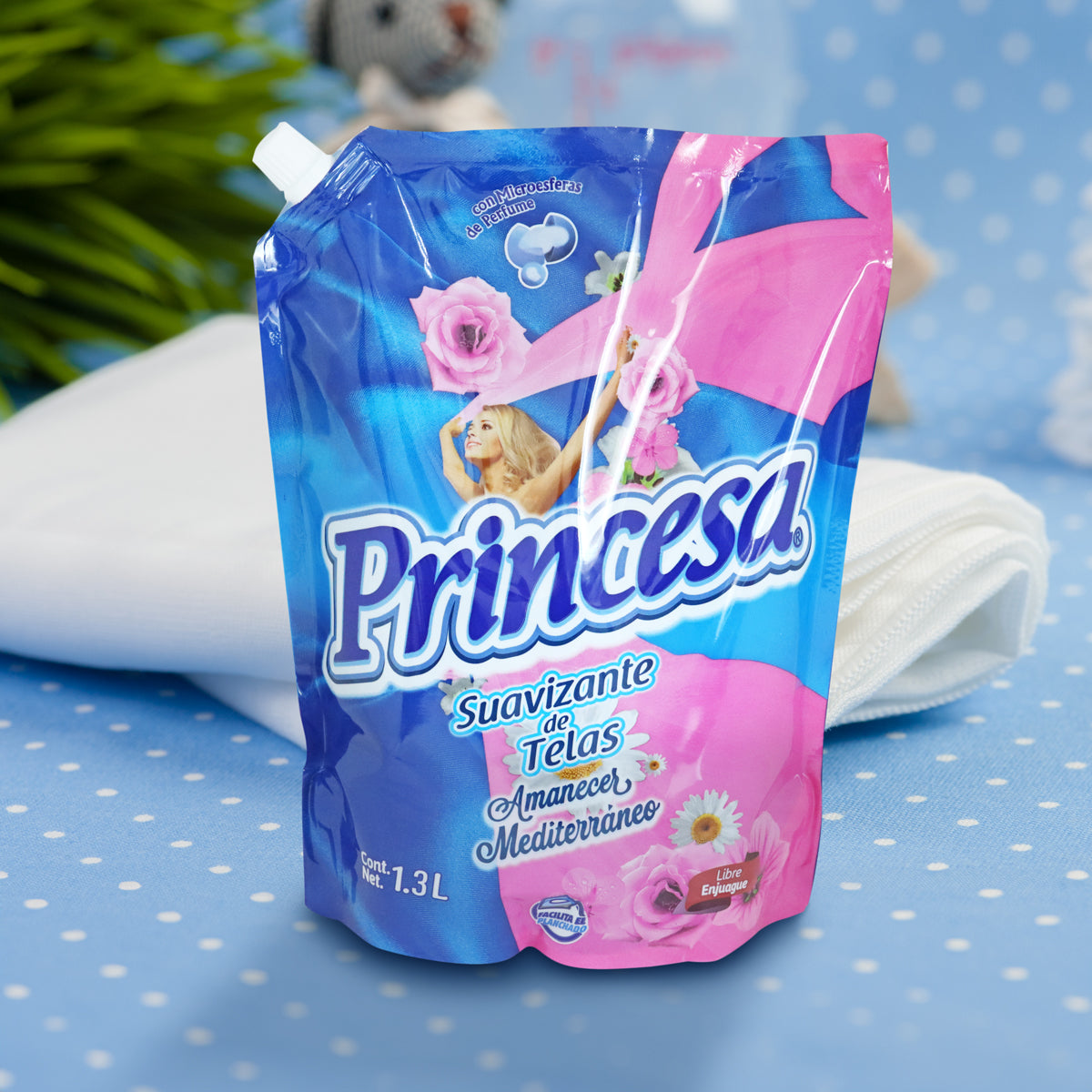 Suavizante de Telas Princesa, Amanecer Mediterráneo 1.3L