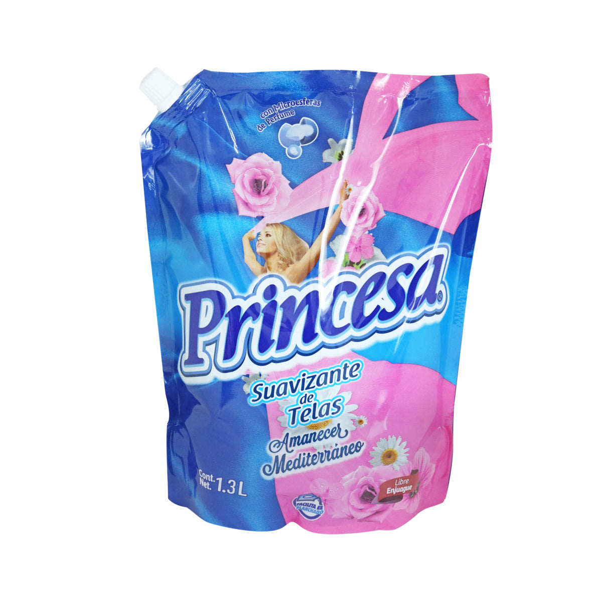 Suavizante de Telas Princesa, Amanecer Mediterráneo 1.3L