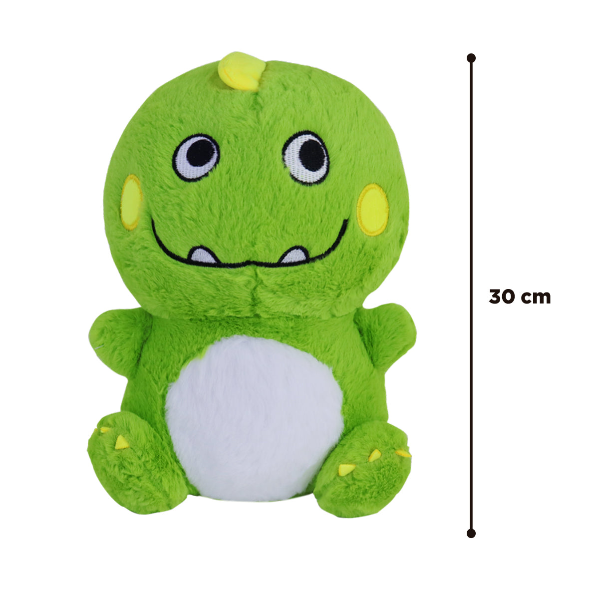 Dinosaurio de Peluche color Verde, 28cm