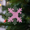 Copo de Nieve Decorativo Color Rosa
