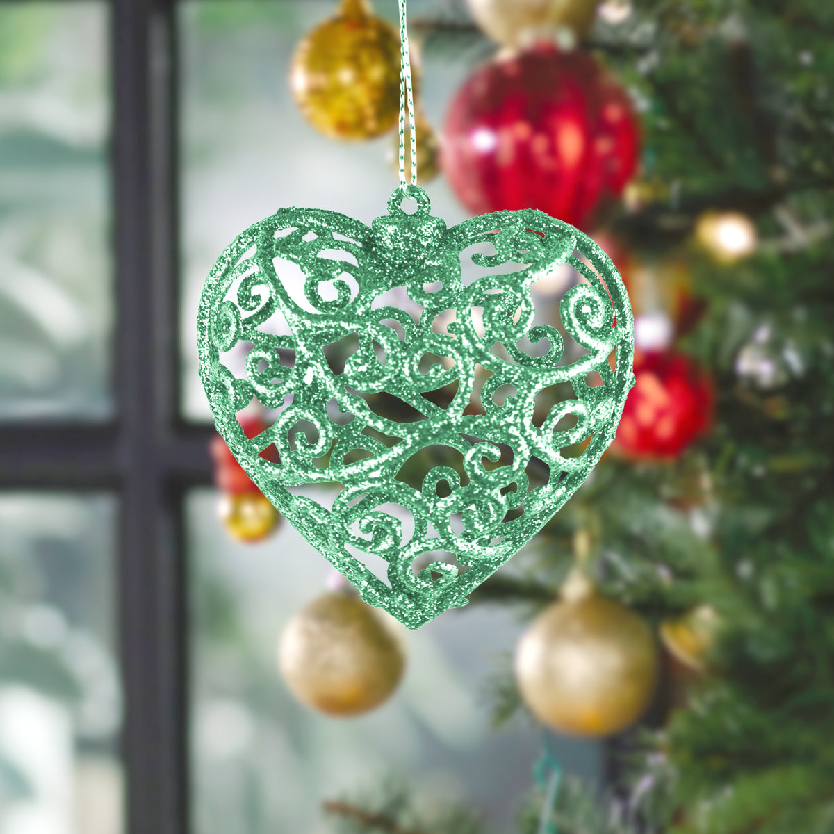 Corazón Decorativo color Verde