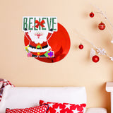 Decoraciones Navideñas Colgantes con Diseño de Santa Claus