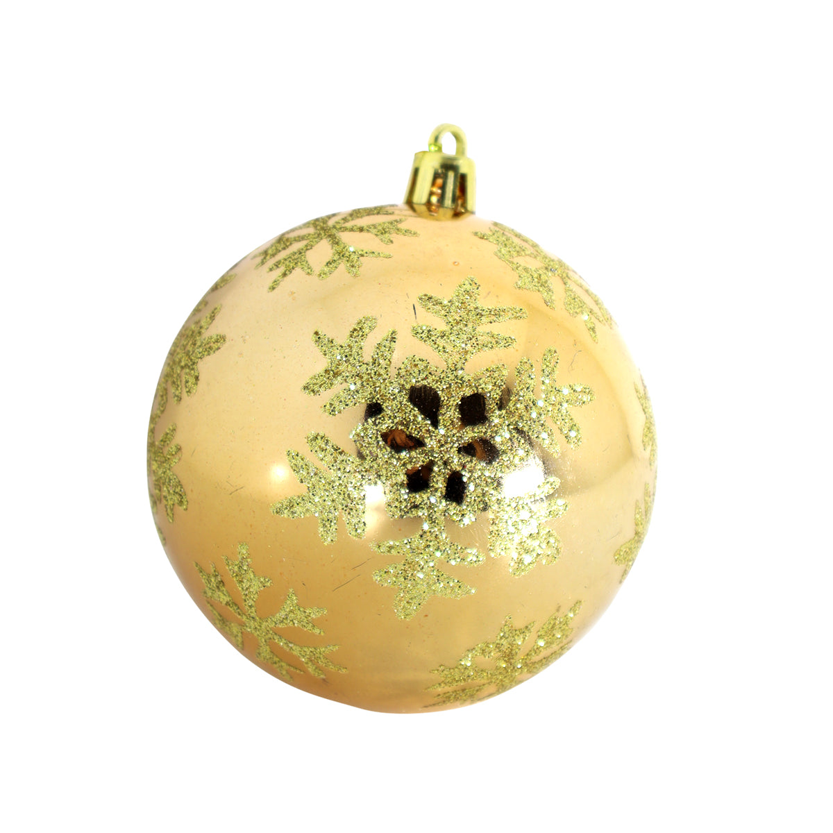 Esfera Decorativa color Oro con Diamantina