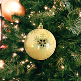 Esfera Decorativa color Oro con Diamantina