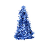 Árbol Navideño de Escarcha color Azul, 20x10cm