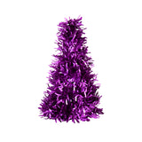 Árbol Navideño de Escarcha color Fucsia, 20x10cm