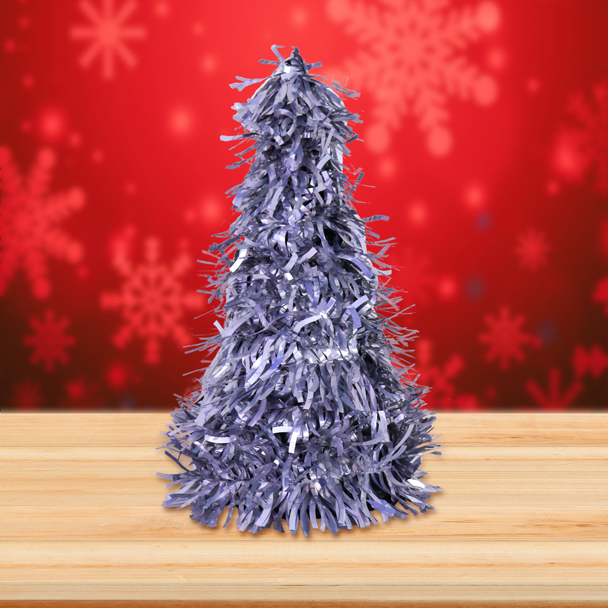Árbol Navideño de Escarcha Tornasol, 20x10cm