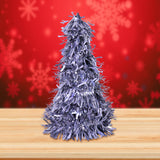 Árbol Navideño de Escarcha Tornasol, 20x10cm