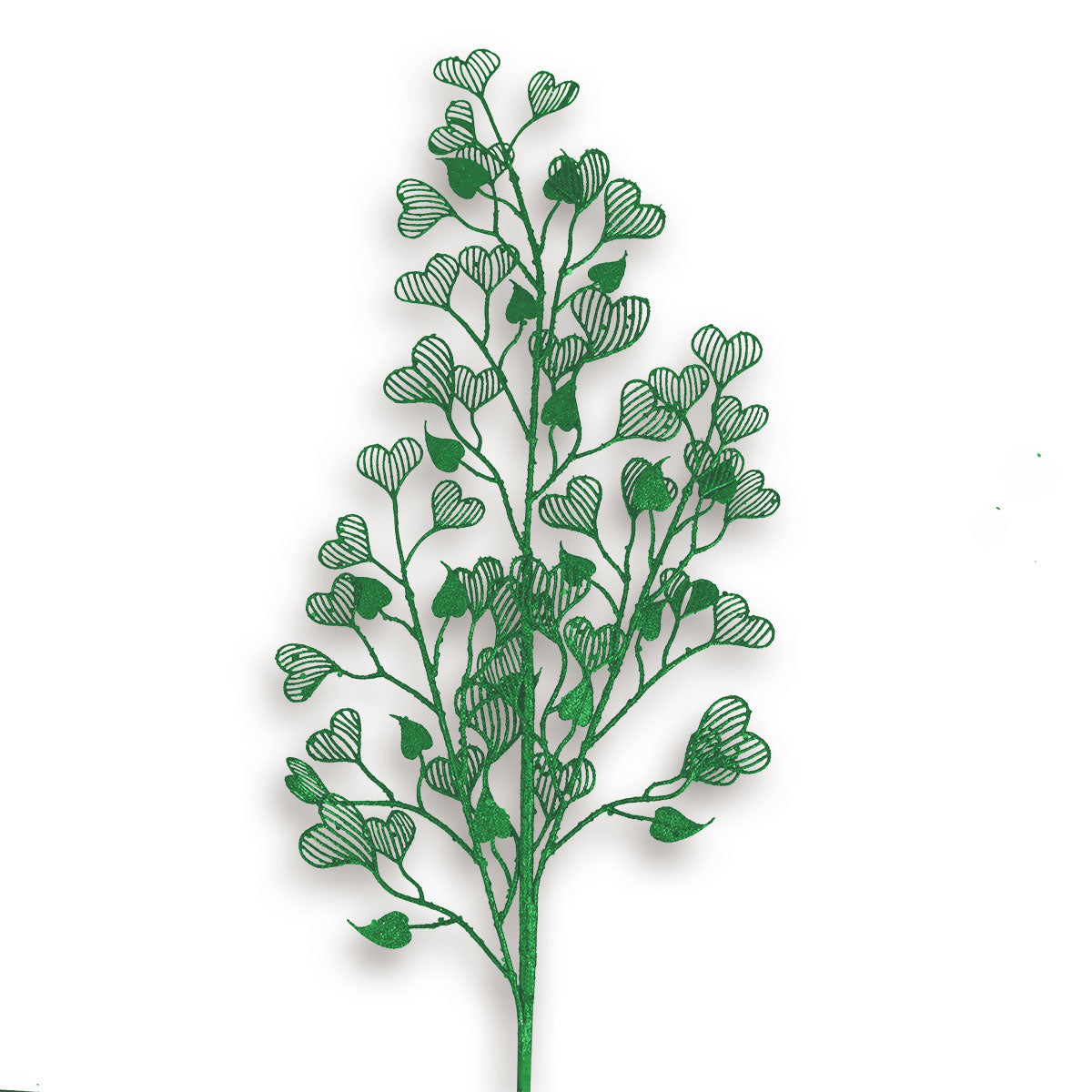 Follaje Artificial Decorativo con Diseño de Corazón color Verde