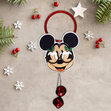 Decoración Navideña de Mickey Mouse para Picaporte