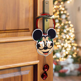 Decoración Navideña de Mickey Mouse para Picaporte