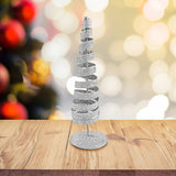 Mini Árbol Navideño de Metal color Plata