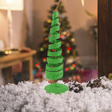 Mini Árbol Navideño de Metal color Verde