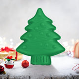 Molde de Silicón color Verde en Forma de Árbol de Navidad