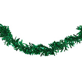 Guirnalda de Tinsel color Verde para Decoraciones Navideñas